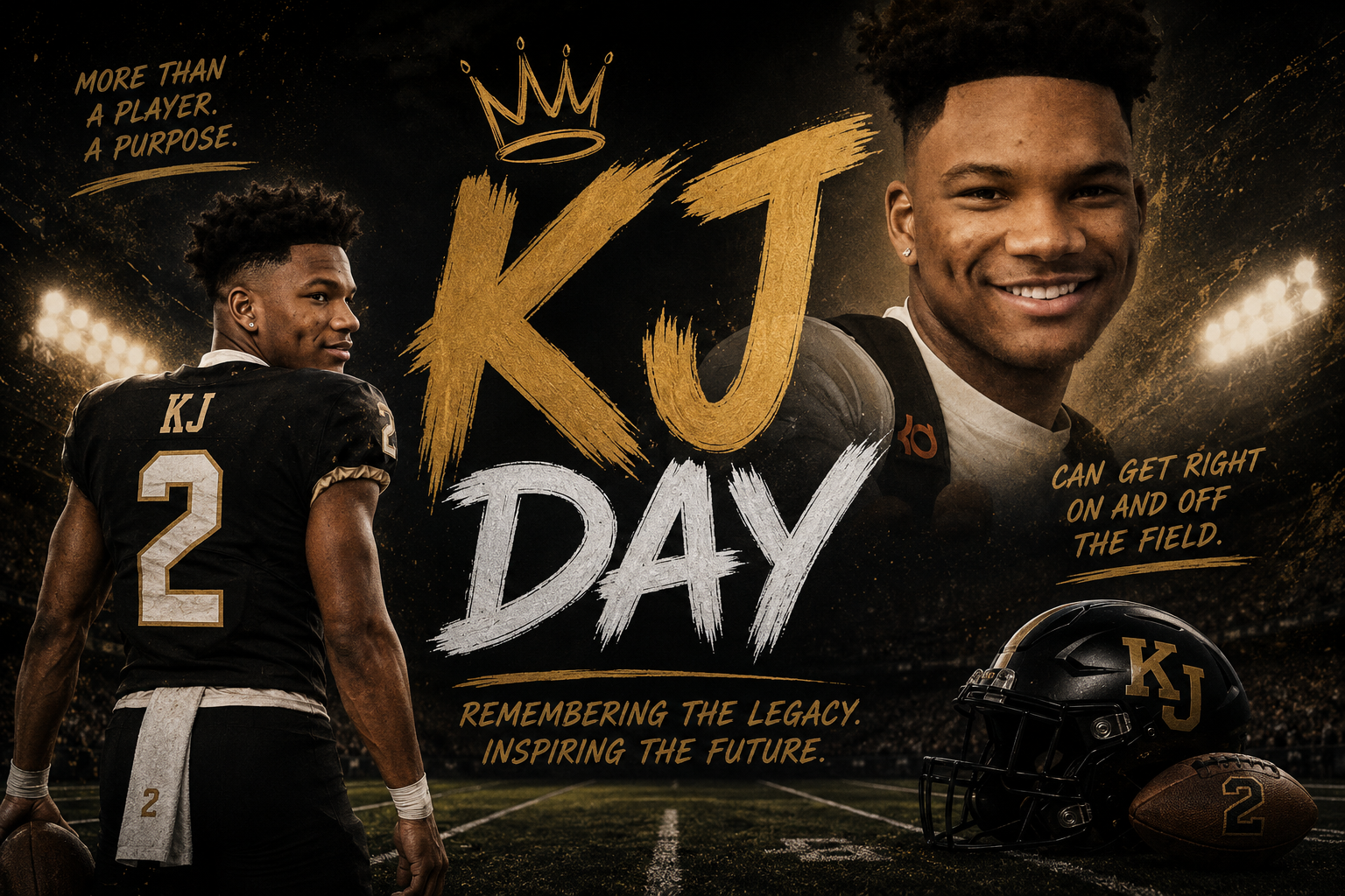 Youth football tournament and community festival at KJ Day