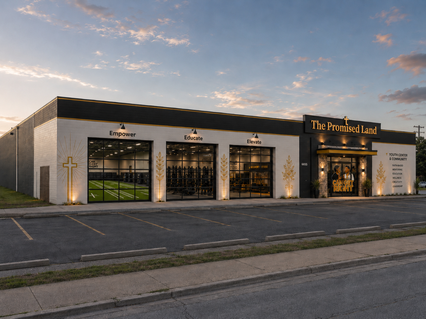 Rendering of the planned Can Get Right Youth Development Center